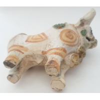 Beeldje (aardewerk) van rund, Zuid Amerikaans 